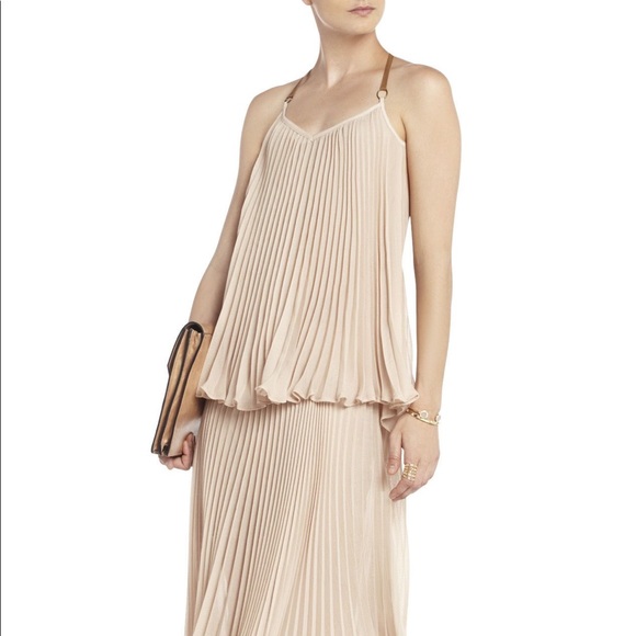 BCBG Joelle Pleated Maxi Dress - Picture 8 of 9